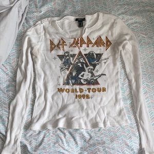 vintage long sleeve white tee shirt